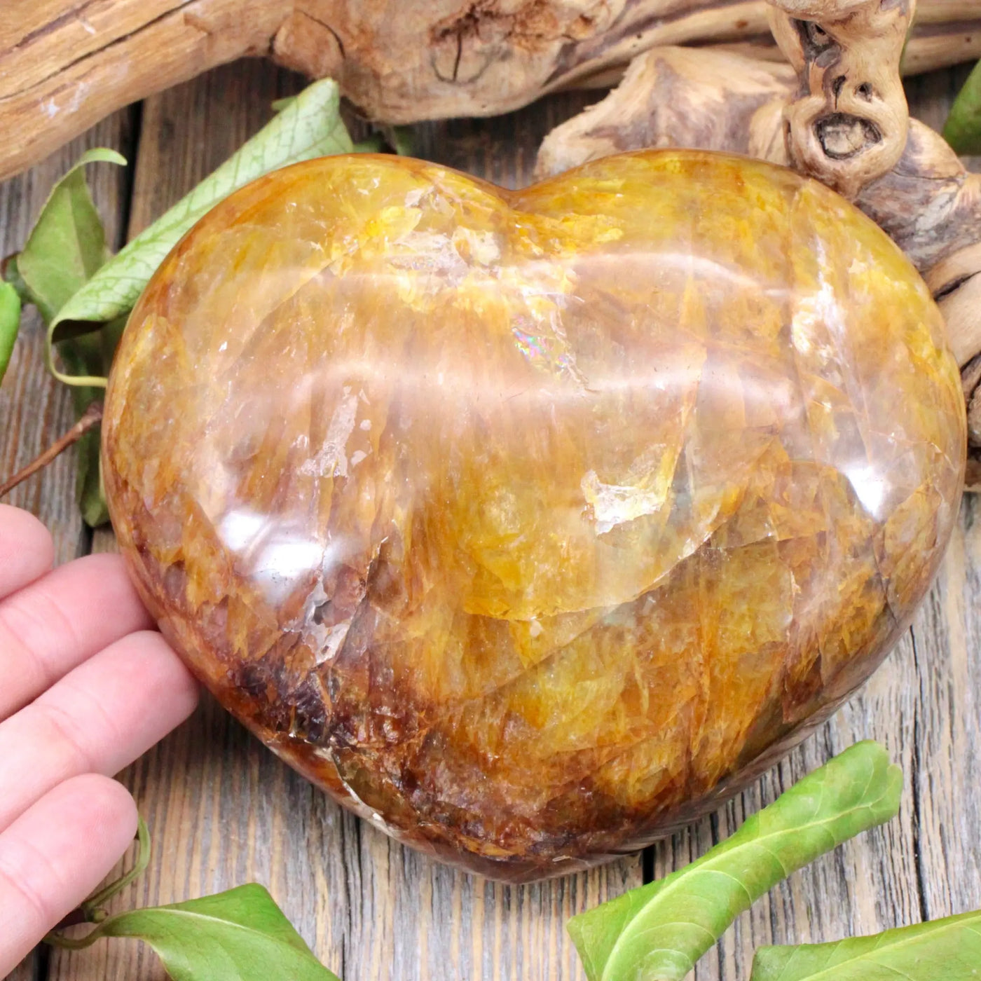 Golden Healer Heart - Large