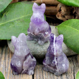 Chevron Amethyst Bunny