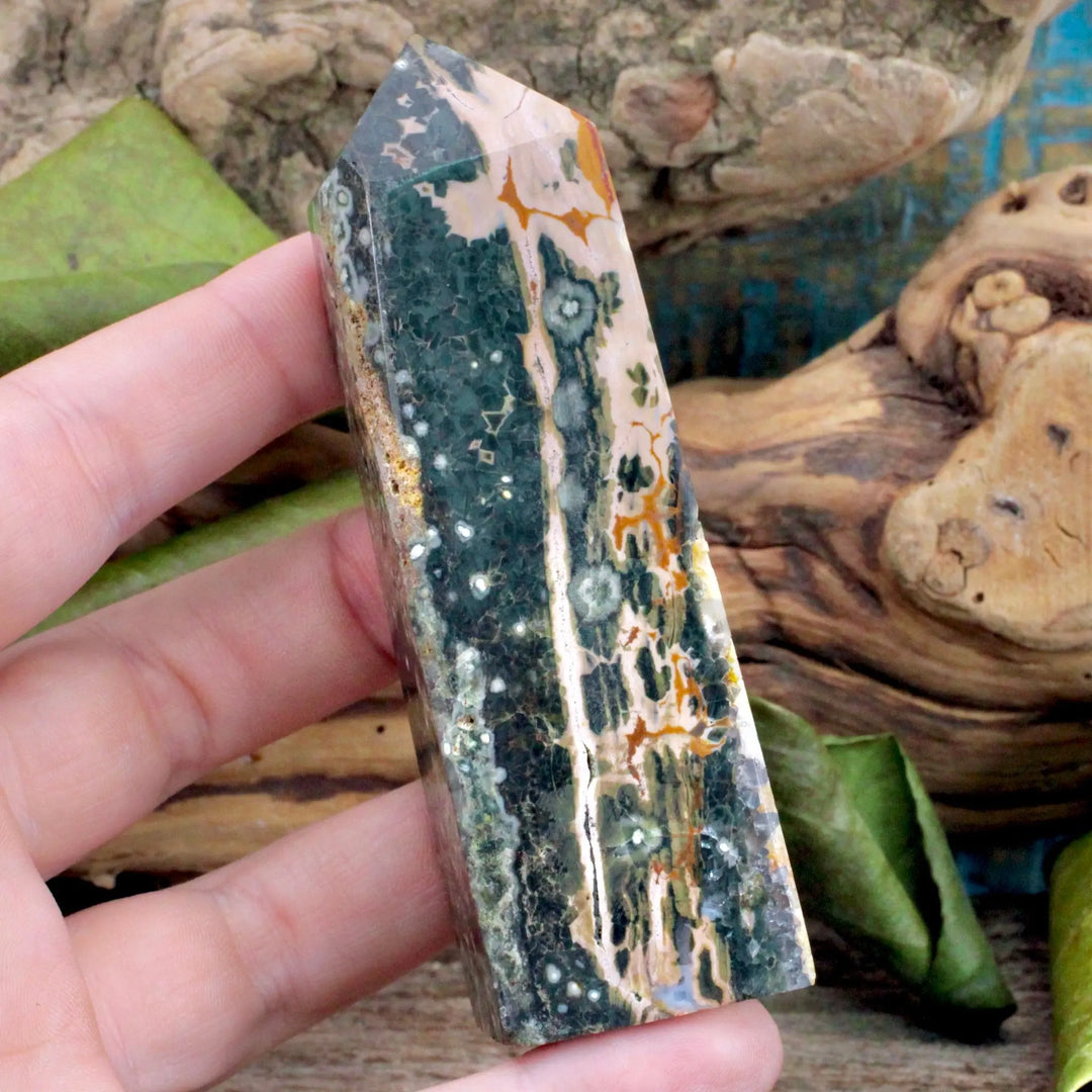 Ocean Jasper Obelisk – RockMama.com