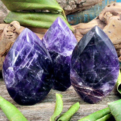 AAA Grade Amethyst Flame