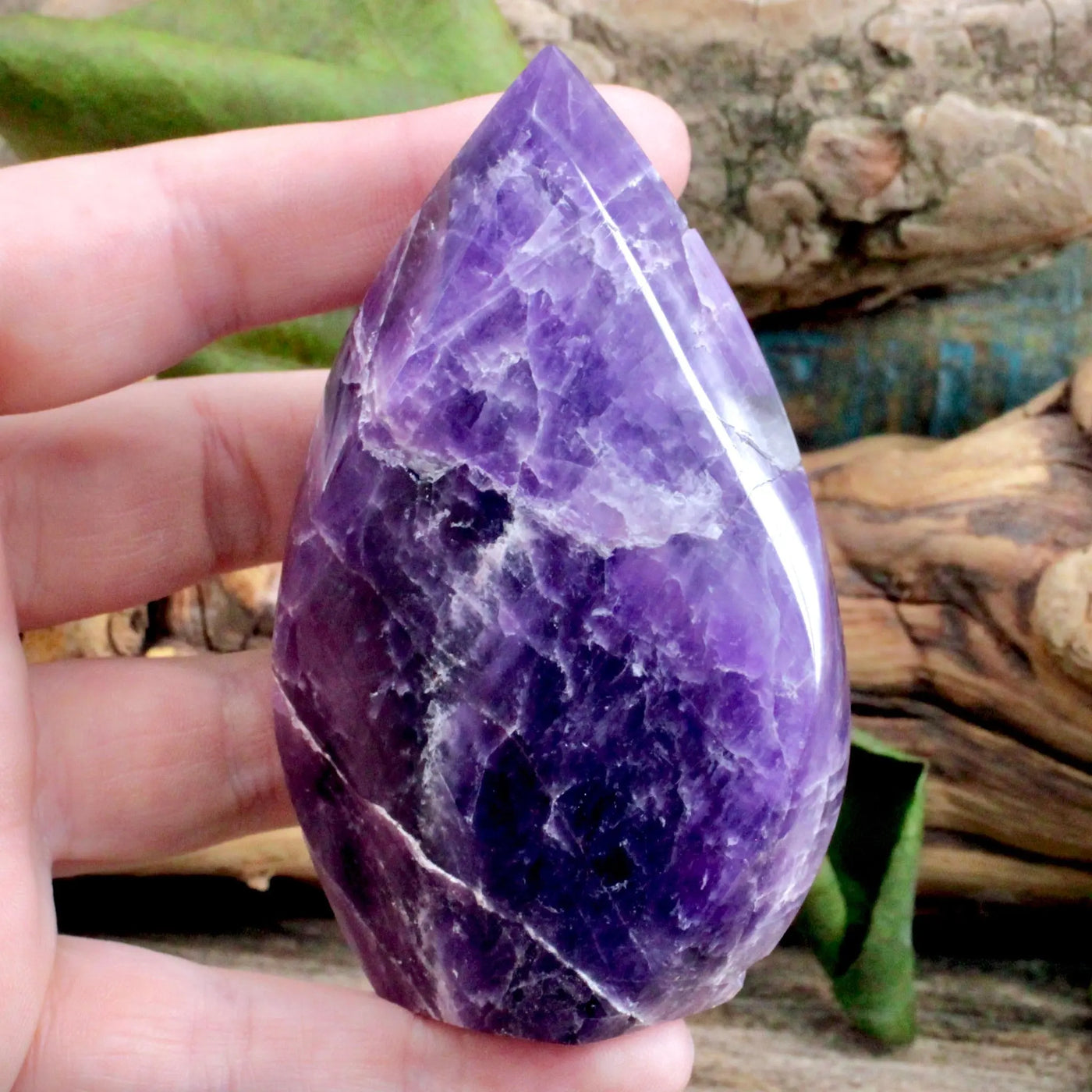 AAA Grade Amethyst Flame