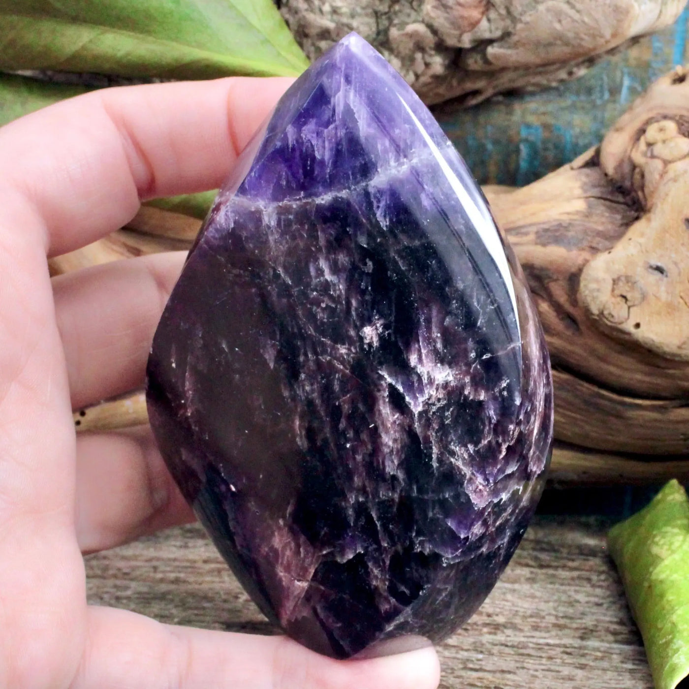 AAA Grade Amethyst Flame