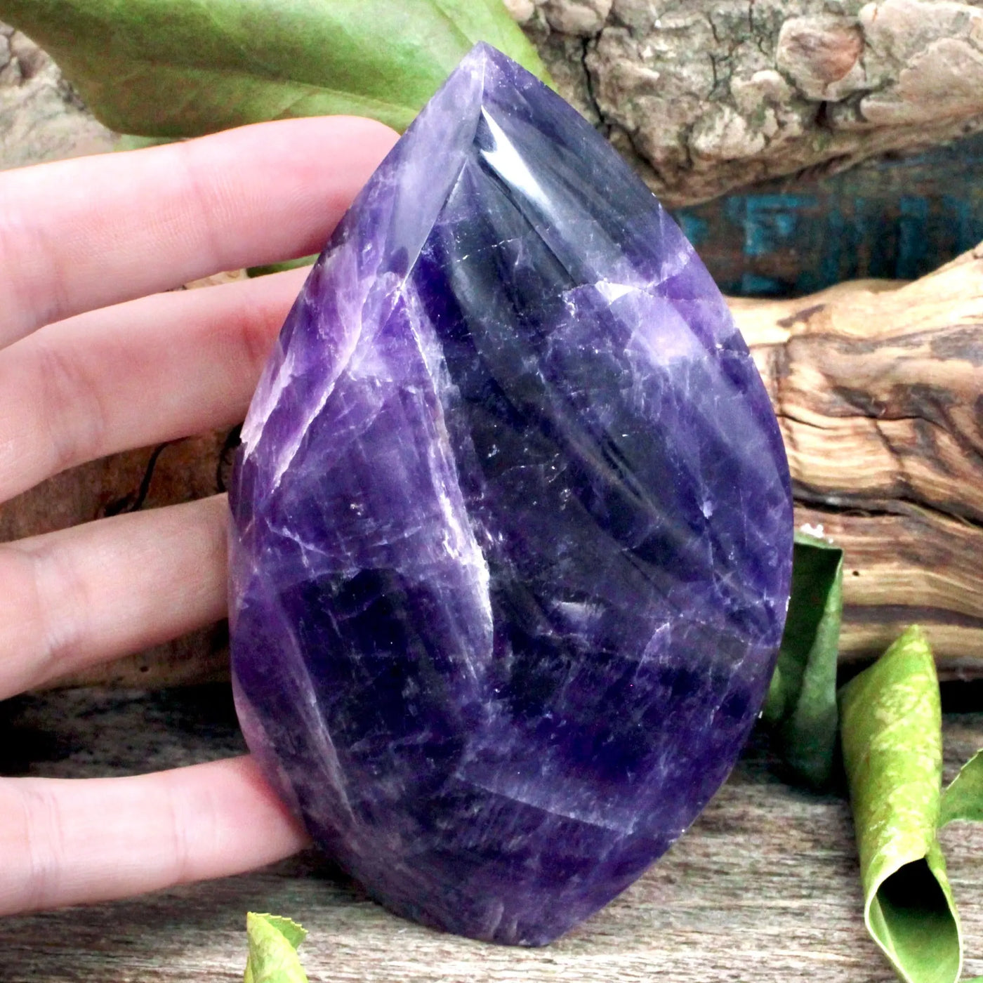 AAA Grade Amethyst Flame