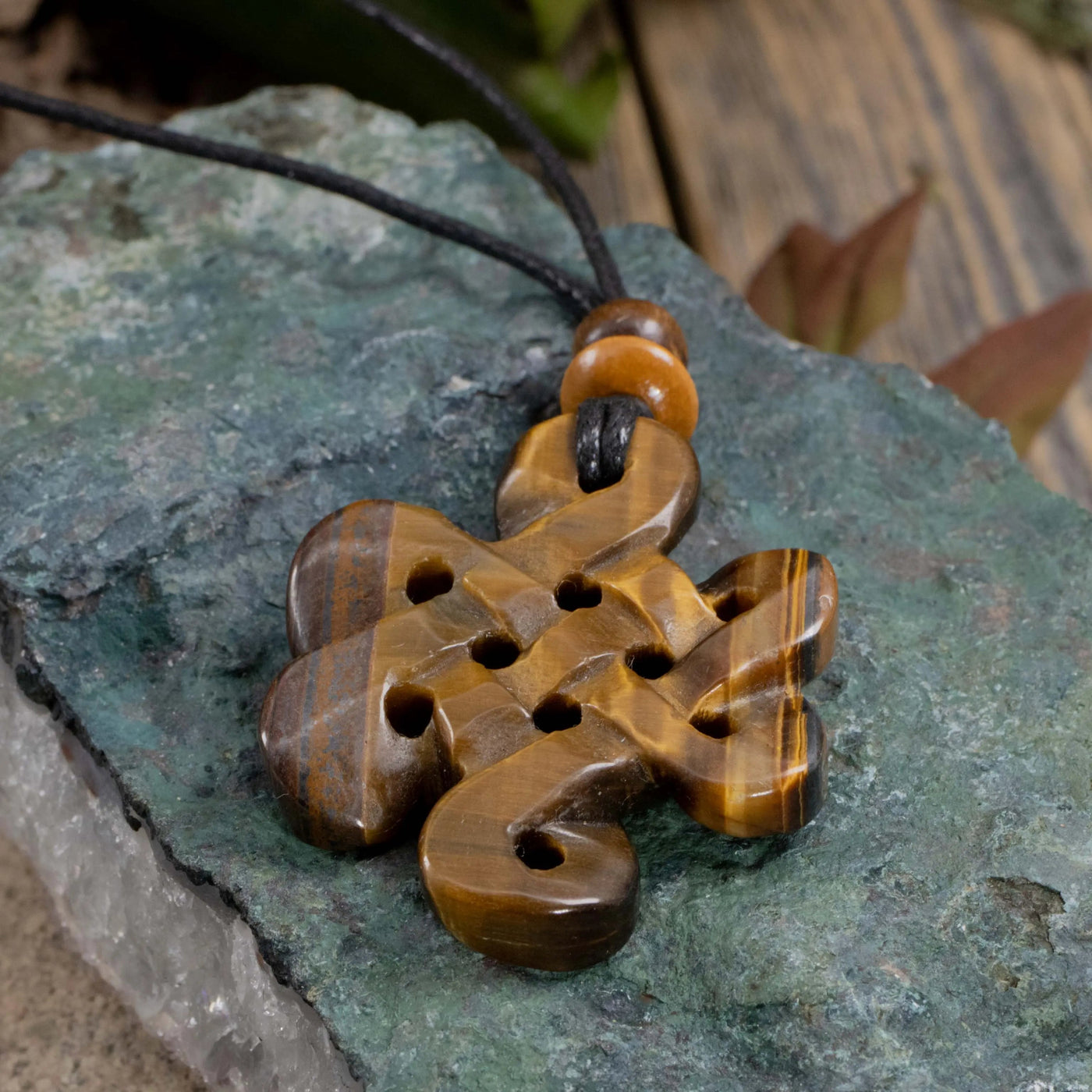Tiger's Eye Sacred Symbols Celtic Knot