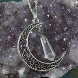 Filigree Moon Necklace