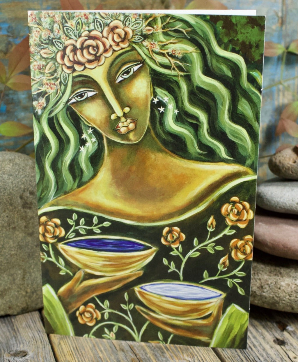 Sacred Balance - Blank Greeting Card