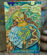 Terra's Temple - Blank Greeting Card