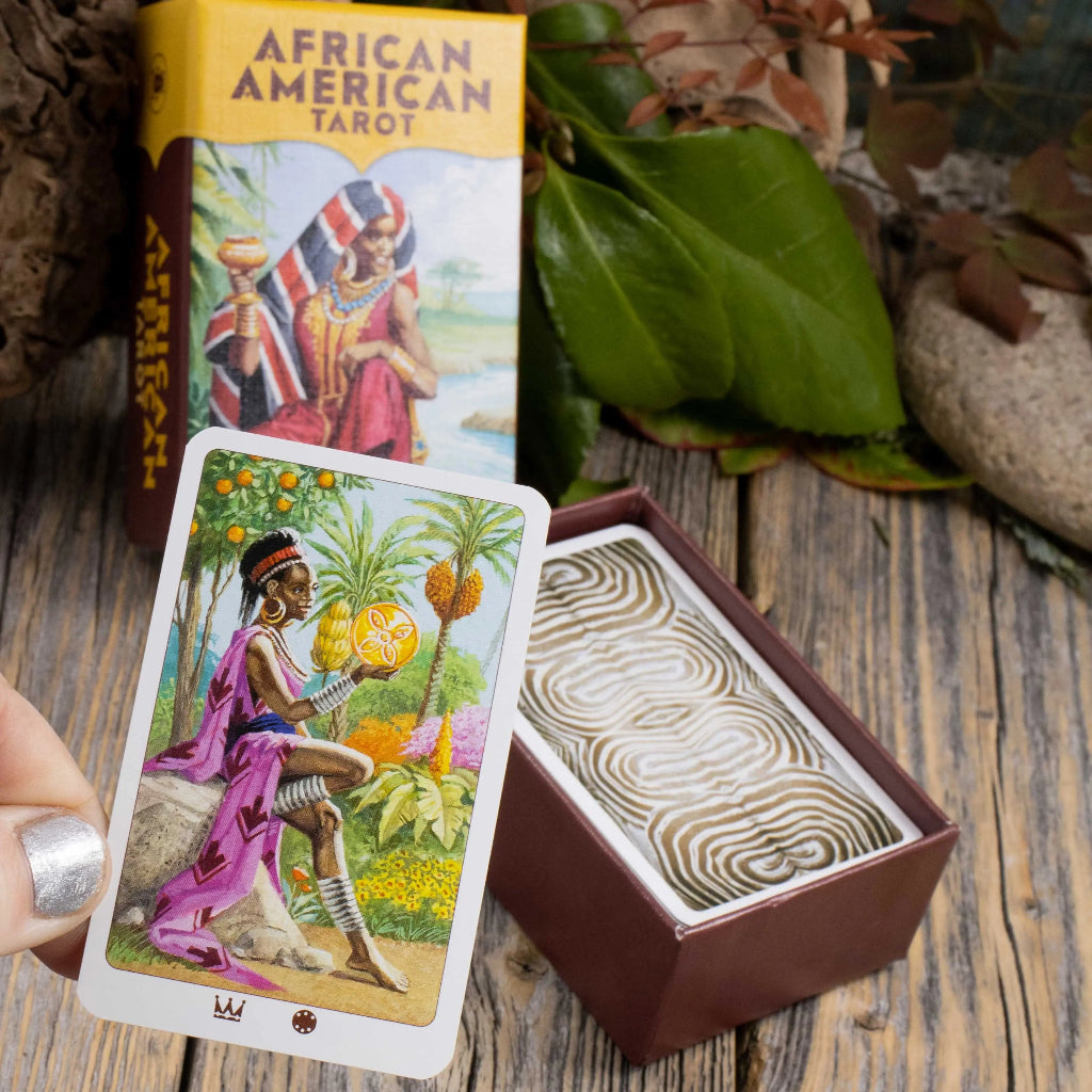 African Tarot Cards Deck - Cubism Inspired Spiritual Guidance With Cultural Artwork