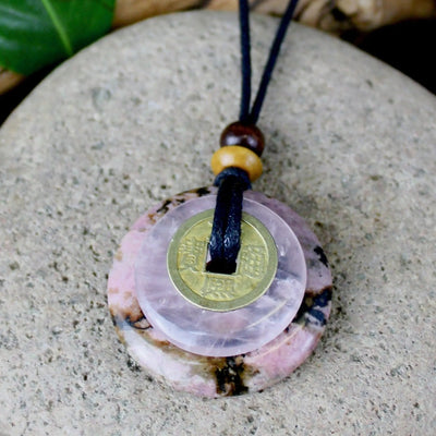 Rhodonite and Rose Quartz Earth & Art